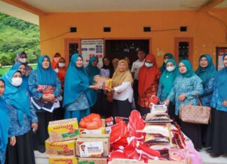 Hj. Hayarna salurkan bantuan bagi korban banjir