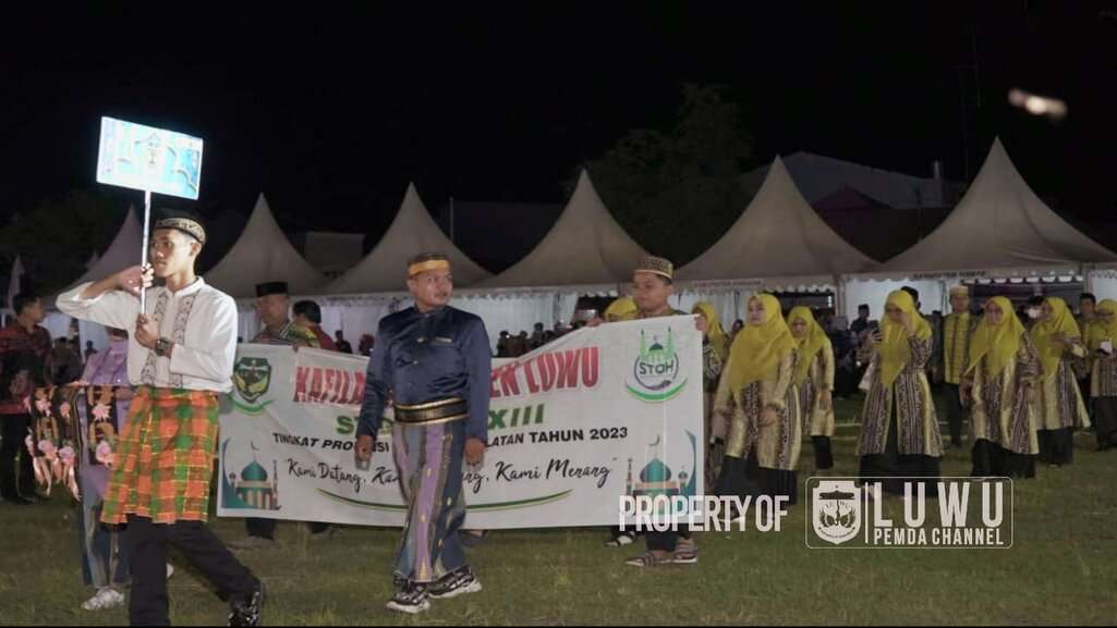 STQH ke-XXXIII Resmi Dibuka, Kabupaten Luwu Siap Berikan Penampilan Terbaik