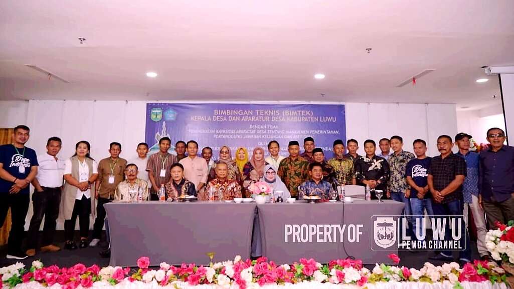 Buka Pelatihan Peningkatan Kapasitas Kepala Desa dan Aparatur, Bupati Luwu: Kades Ujung Tombak Pelayanan Dasar