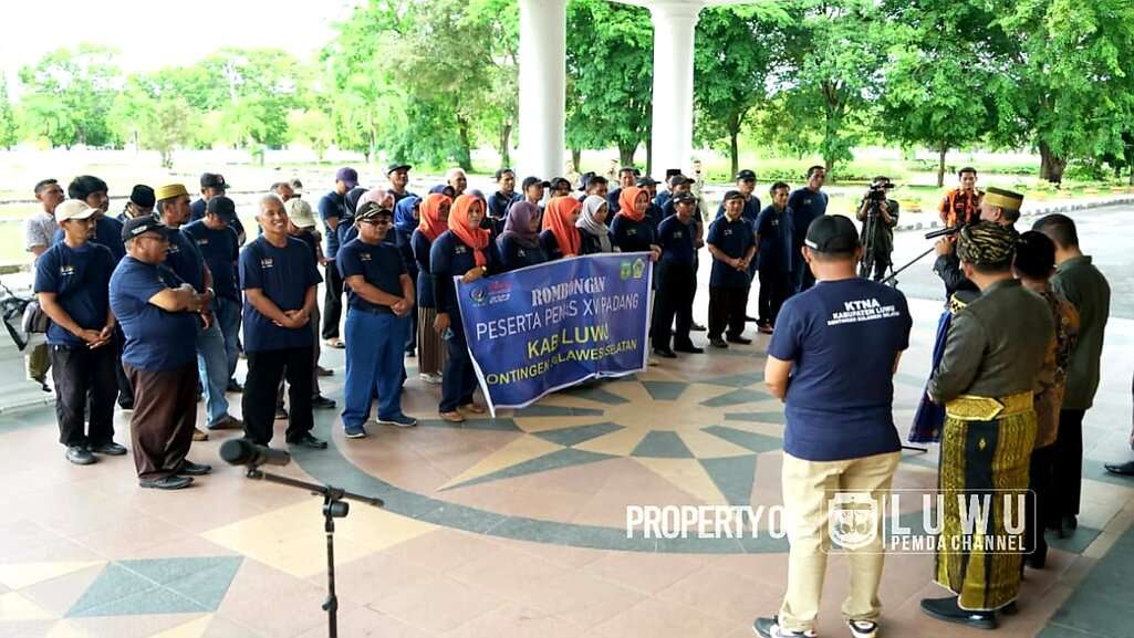 Lepas Kontingen KTNA ke Padang, Bupati Luwu Minta Petani Petik Ilmu di Ajang Penas 2023