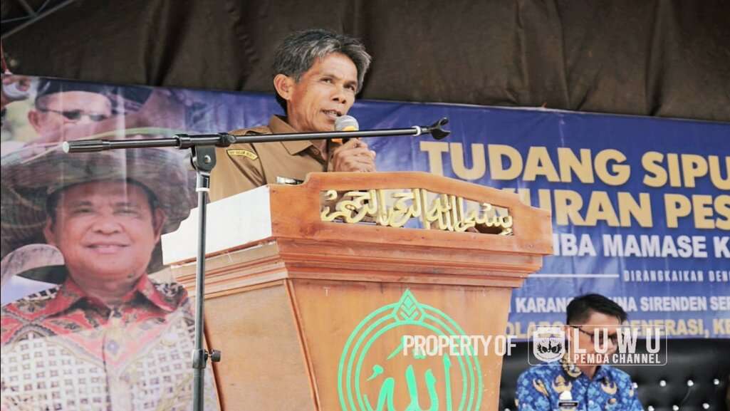 Galang Masyarakatnya Bangun Infrastruktur, Bupati Luwu Juluki Rusli Bara Kades Pembangunan