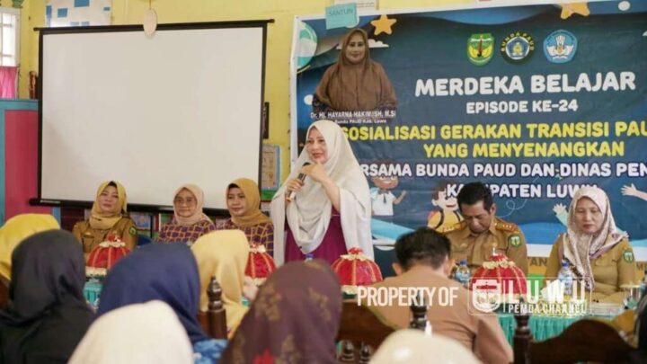 Sosialisasi Gerakan Transisi PAUD ke SD, Hj Hayarna: Calistung Bukan Syarat Masuk SD Pemerintah Kabupaten Luwu