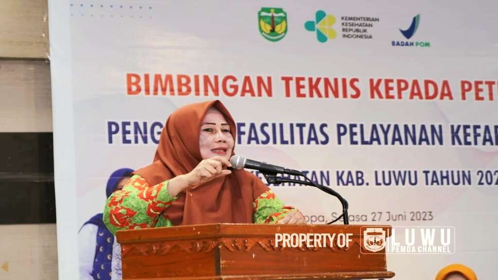 Buka Bimtek Kefarmasian, Hj Hayarna: Tingkatkan Kolaborasi Menuju Luwu Kabupaten Sehat