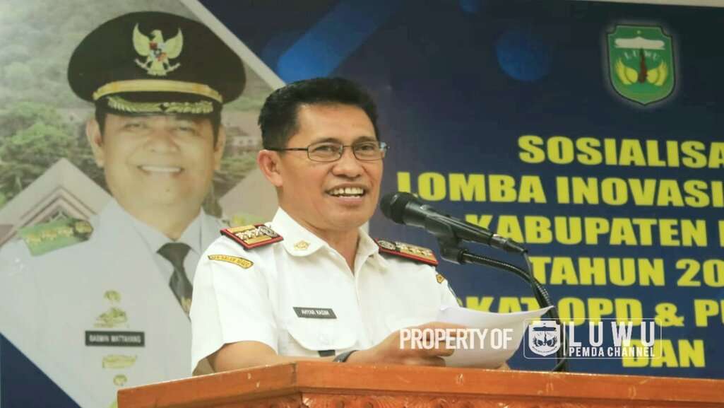Asisten I Pemkab Luwu Buka Sosialisasi Lomba Inovasi Daerah Tingkat Organisasi Perangkat Daerah