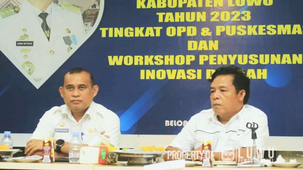 Asisten I Pemkab Luwu Buka Sosialisasi Lomba Inovasi Daerah Tingkat Organisasi Perangkat Daerah