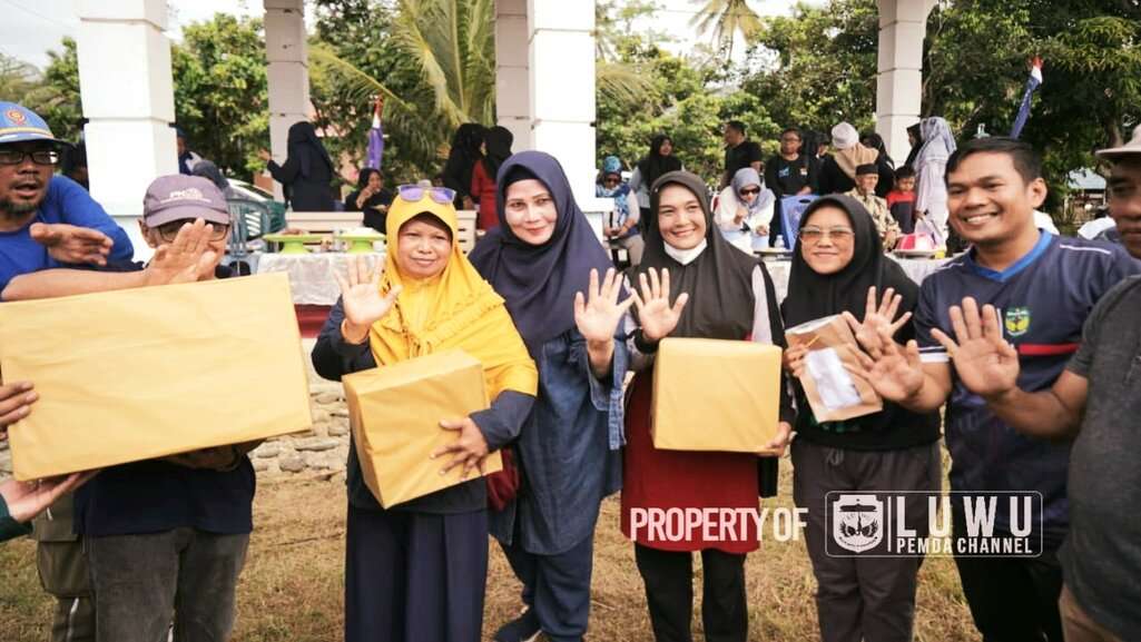 Cegah Stunting Dengan Aksi Bergizi, Hj Hayarna Senam Bersama Masyarakat Suli Barat