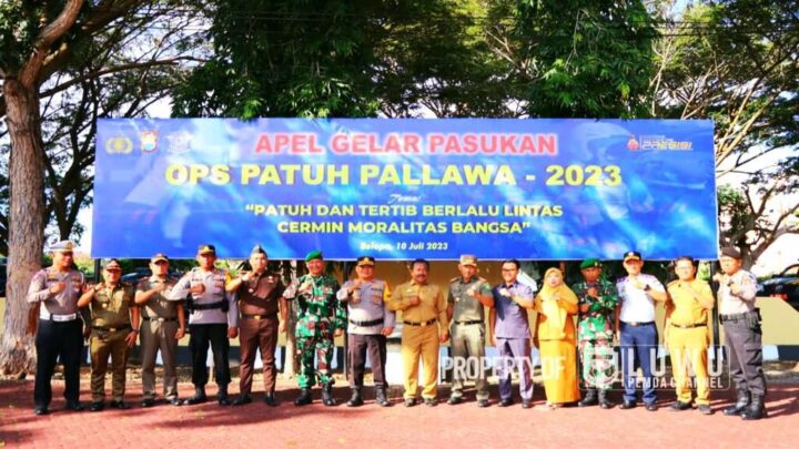 Polres Luwu gelar operasi patuh pallawa 2023
