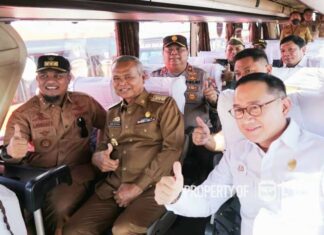 Bupati Luwu Hadiri Kick Off Transportasi Andalan Sulsel