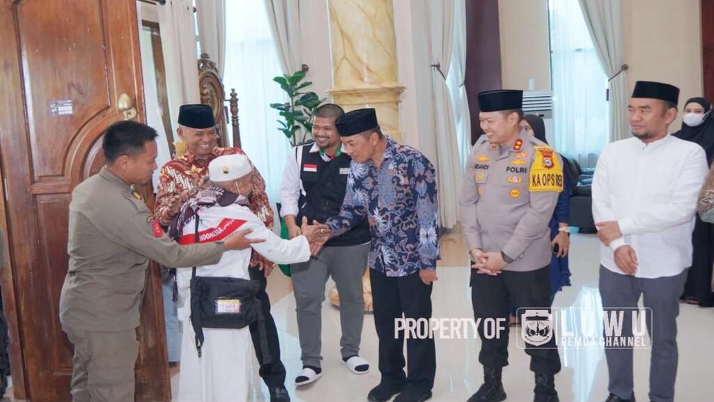 Bupati Basmin Mattayang Sambut 284 Jamaah Haji Kabupaten Luwu