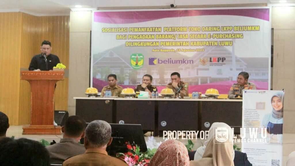 UKPBJ Luwu Kerjasama Dengan PT Rumah UMKM Indonesia Sosialisasikan Pemanfaatan Platform Toko Daring LKPP BeliUMKM