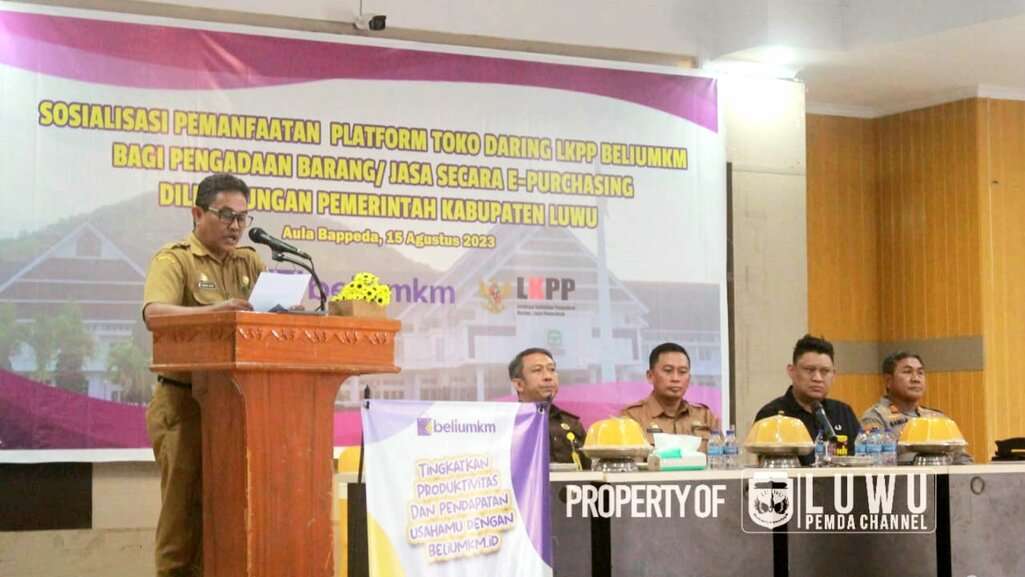 UKPBJ Luwu Kerjasama Dengan PT Rumah UMKM Indonesia Sosialisasikan Pemanfaatan Platform Toko Daring LKPP BeliUMKM