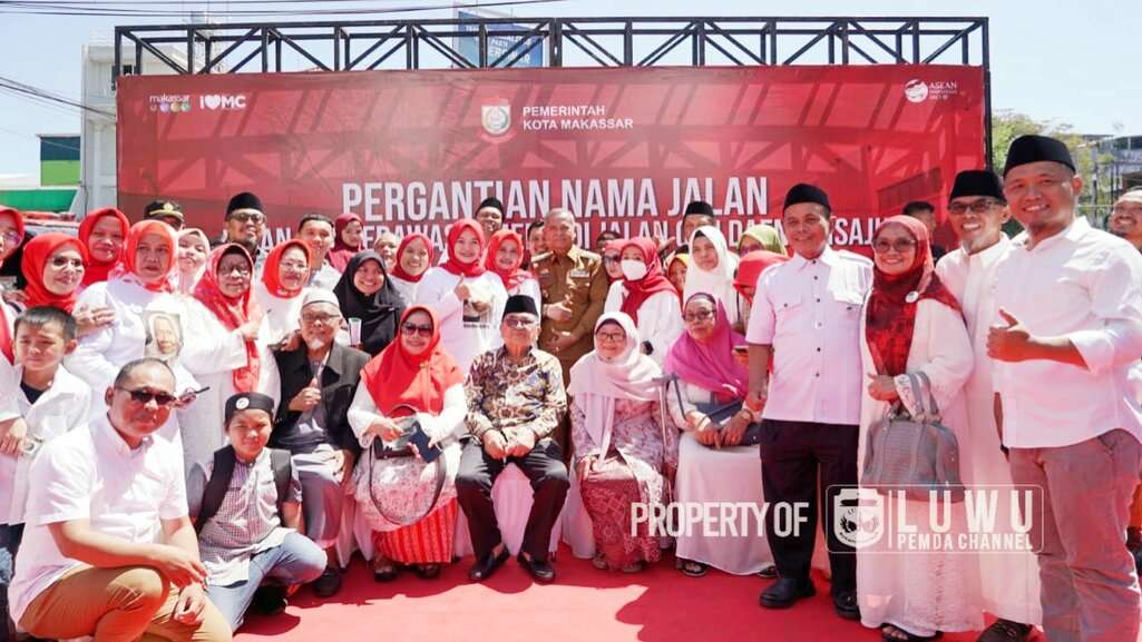 Jalan Cendrawasih Berganti Nama Opu Daeng Risaju, Bupati Luwu Apresiasi Walikota Makassar