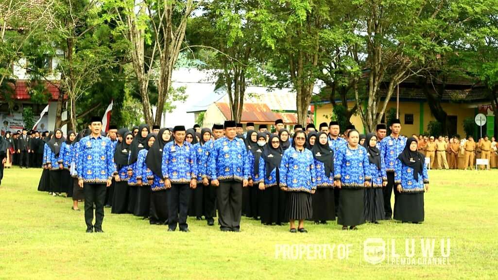 Komitmen Tuntaskan Non ASN, Bupati Luwu Kembali Serahkan 87 SK PPPK Kepada Tenaga Guru Dan Teknis Formasi Tahun 2022