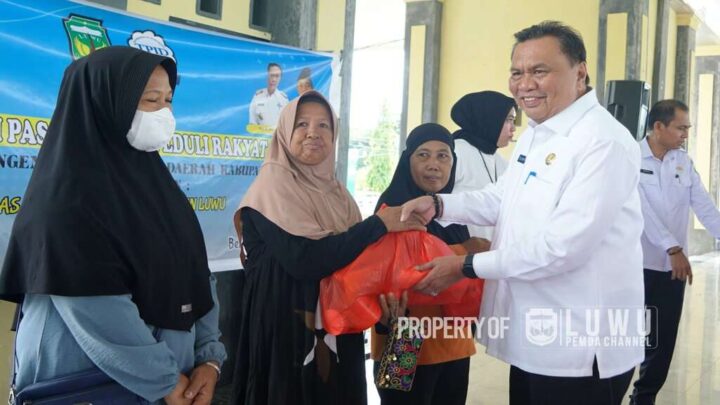 Jaga Stabilitas Harga Bahan Pokok, Pemkab Luwu Gelar Operasi Pasar Murah Peduli Rakyat