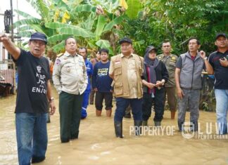 Pj Bupati Luwu Tinjau Lokasi Banjir di Tiga Kecamatan