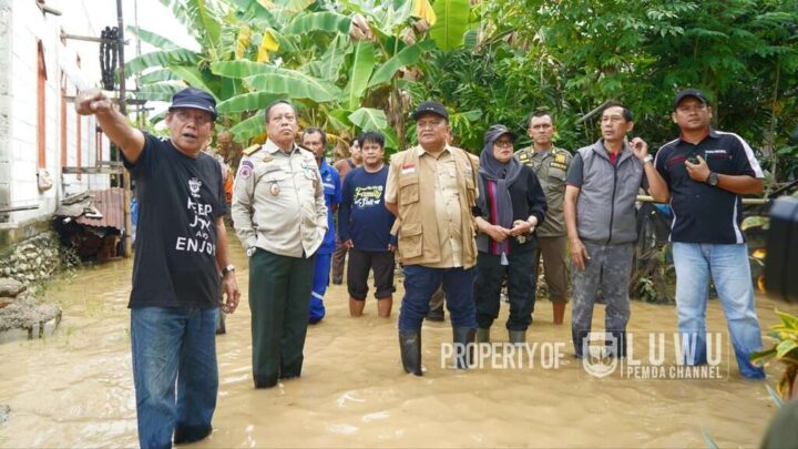 Pj Bupati Luwu Tinjau Lokasi Banjir di Tiga Kecamatan