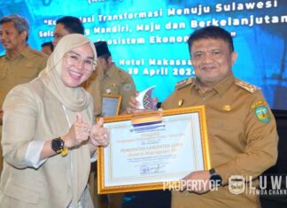 Pemkab Luwu Raih Penghargaan Pembangunan Daerah Tahun 2024