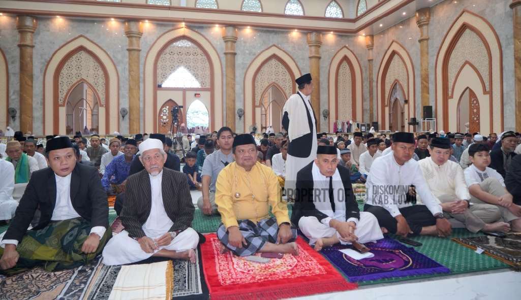 Sholat Idul Adha Bersama Masyarakat, H. Muh. Saleh: Membangun Luwu Perlu Teladani Pengorbanan Nabi Ibrahim AS