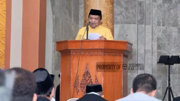 Sholat Idul Adha Bersama Masyarakat, H. Muh. Saleh: Membangun Luwu Perlu Teladani Pengorbanan Nabi Ibrahim AS