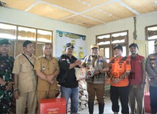 Pj Bupati Luwu Salurkan Bantuan Pasca Bencana Banjir di Kecamatan Lamasi Timur