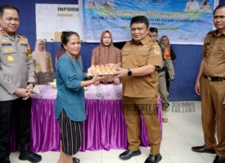 Pj bupati luwu tinjau pelaksanaan pasar murah dan perekaman ktp elektronik