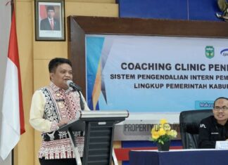 Pj Bupati Luwu Muh. Saleh Buka Coching Clinic Penilaian Mandiri SPIP Terintegrasi